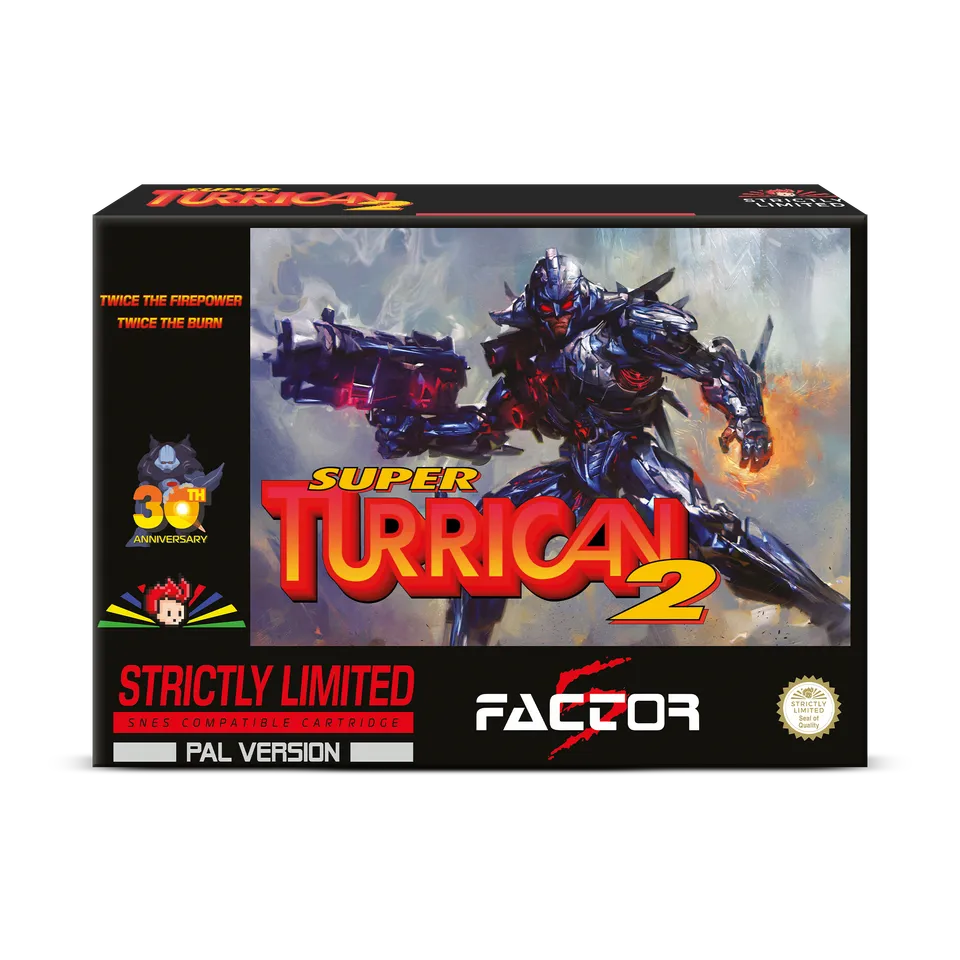 strictly-limited-super-turrican-2-special-edition-snes-pal-modul image 1