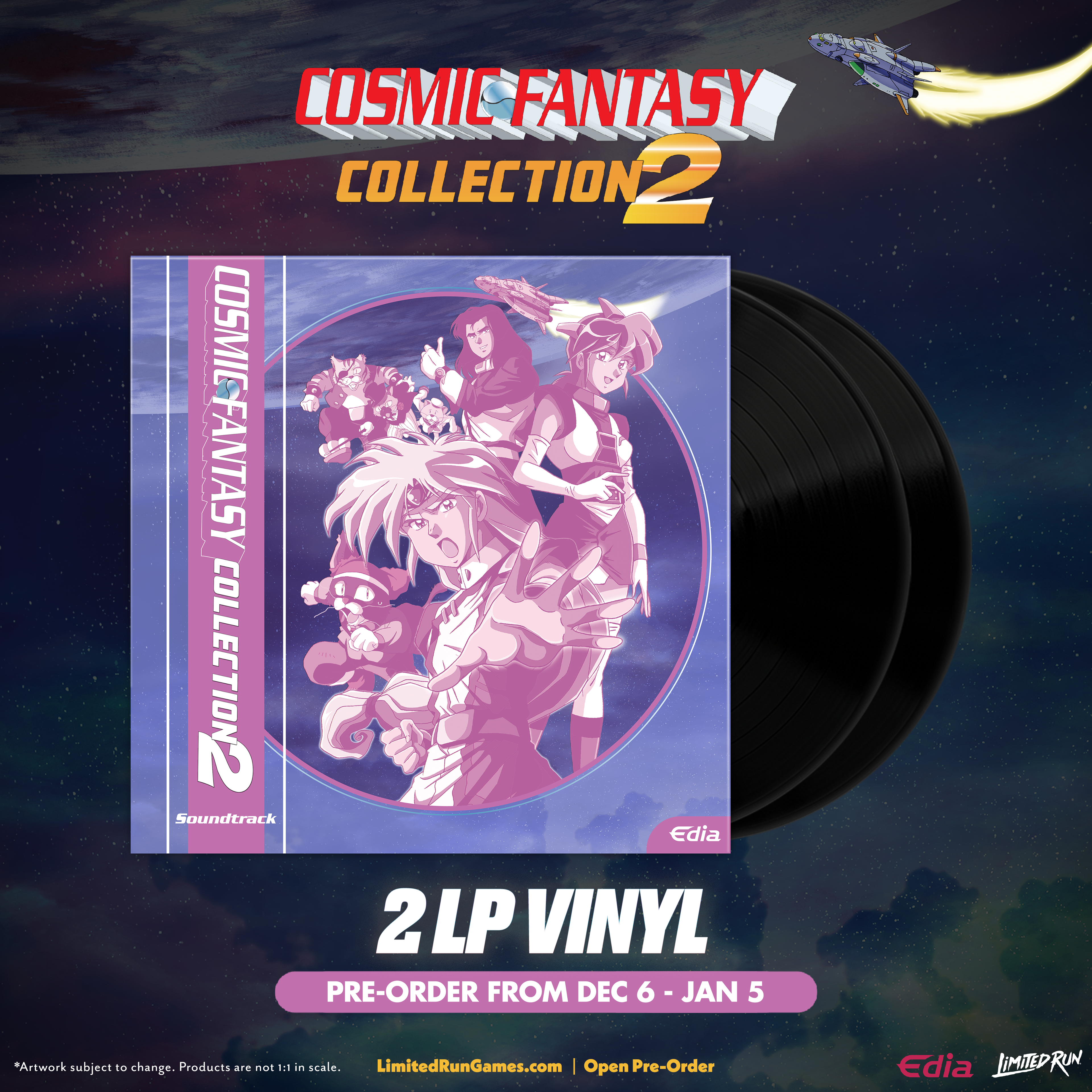limited-run-cosmic-fantasy-collection-2-2lp-vinyl-soundtrack image 2