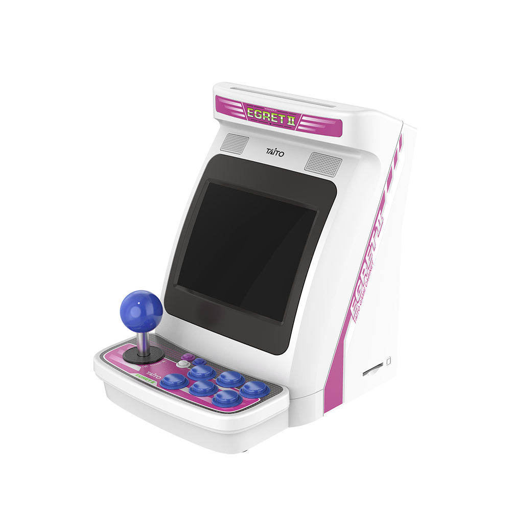 taito-egret-ii-mini-arcade-cabinet-blue-edition-konsole-50-spiele image 4