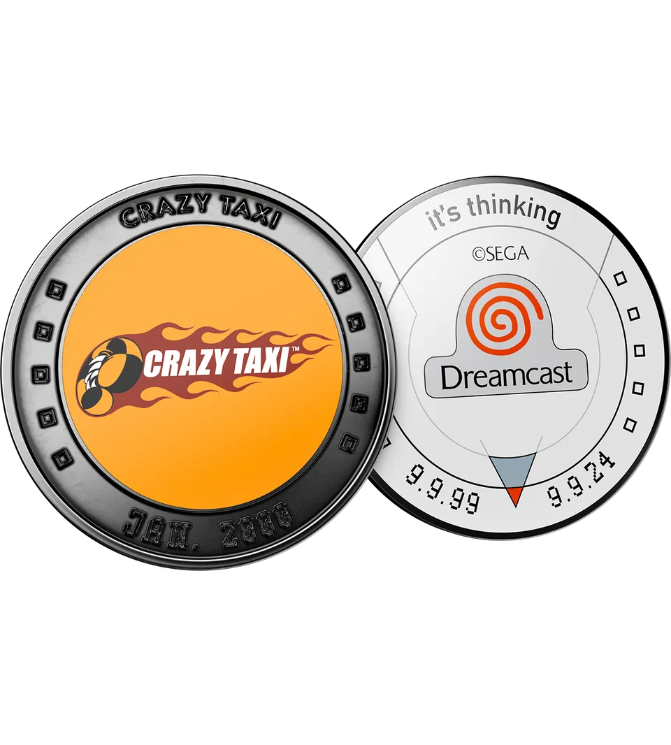 limited-run-crazy-taxi-gedenkm-nze-sammler-coin image 1