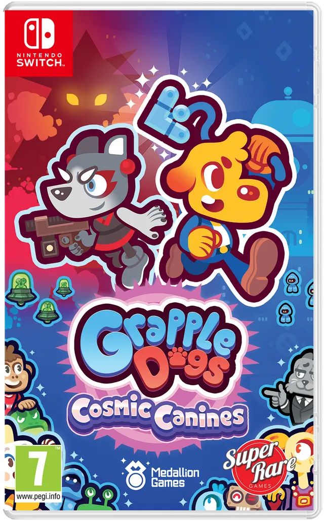 super-rare-games-srg-149-grapple-dogs-switch-spiel-cosmic-canines image 1