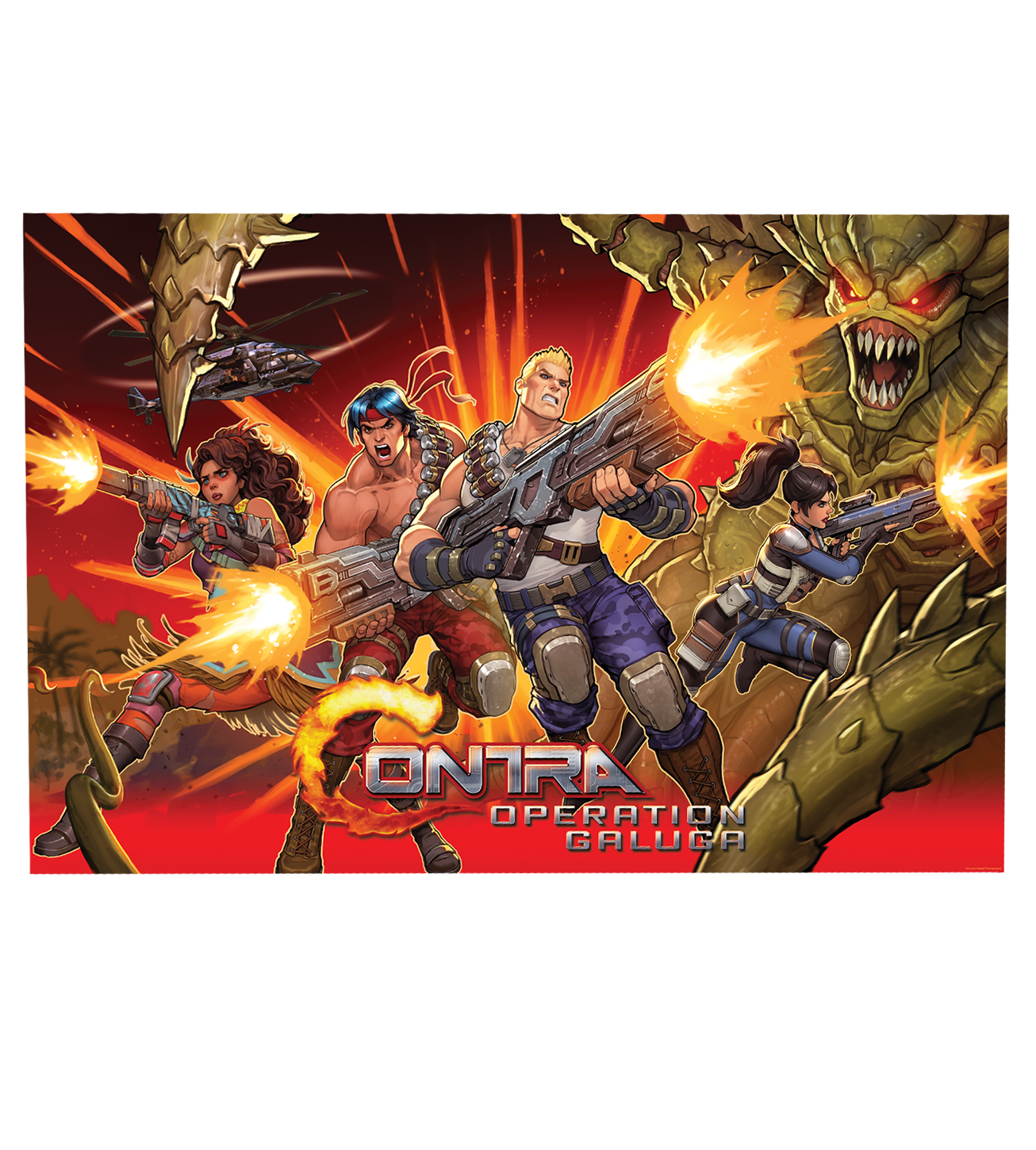 contra-operation-galuga-poster-run-n-gun-merch-sammler-2024 image 1