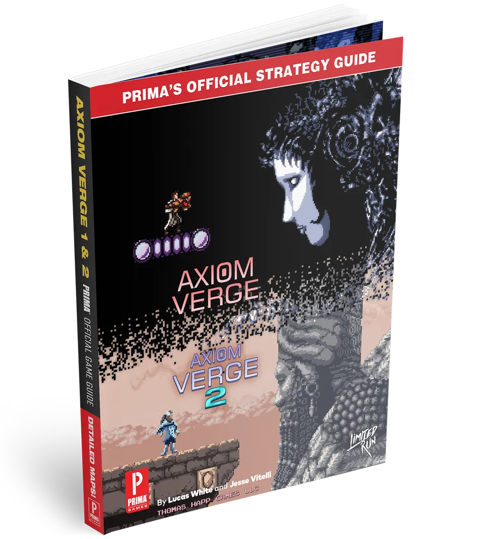 limited-run-axiom-verge-1-2-prima-strategy-guide-buch-96-seiten image 1