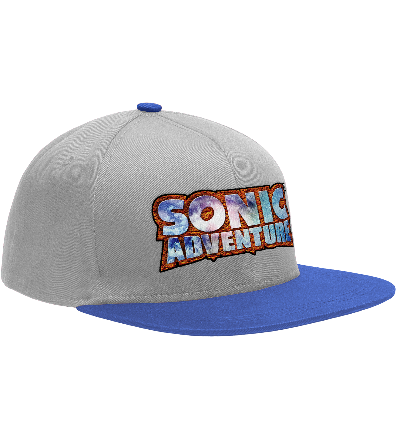 sonic-adventure-snapback-cap-logo-blau-verstellbar image 1