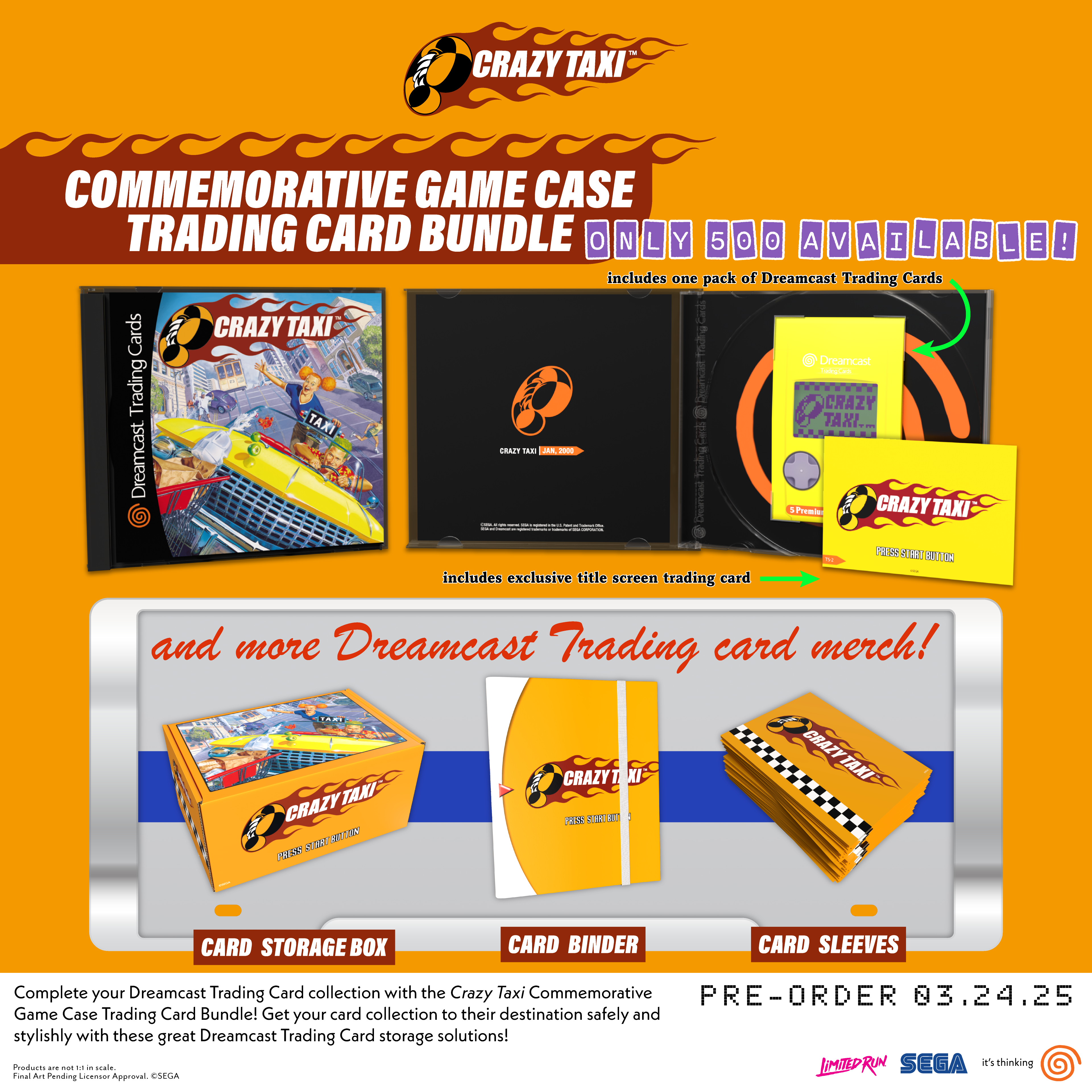 limited-run-crazy-taxi-sammelkarten-commemorative-case-bundle-merch image 3