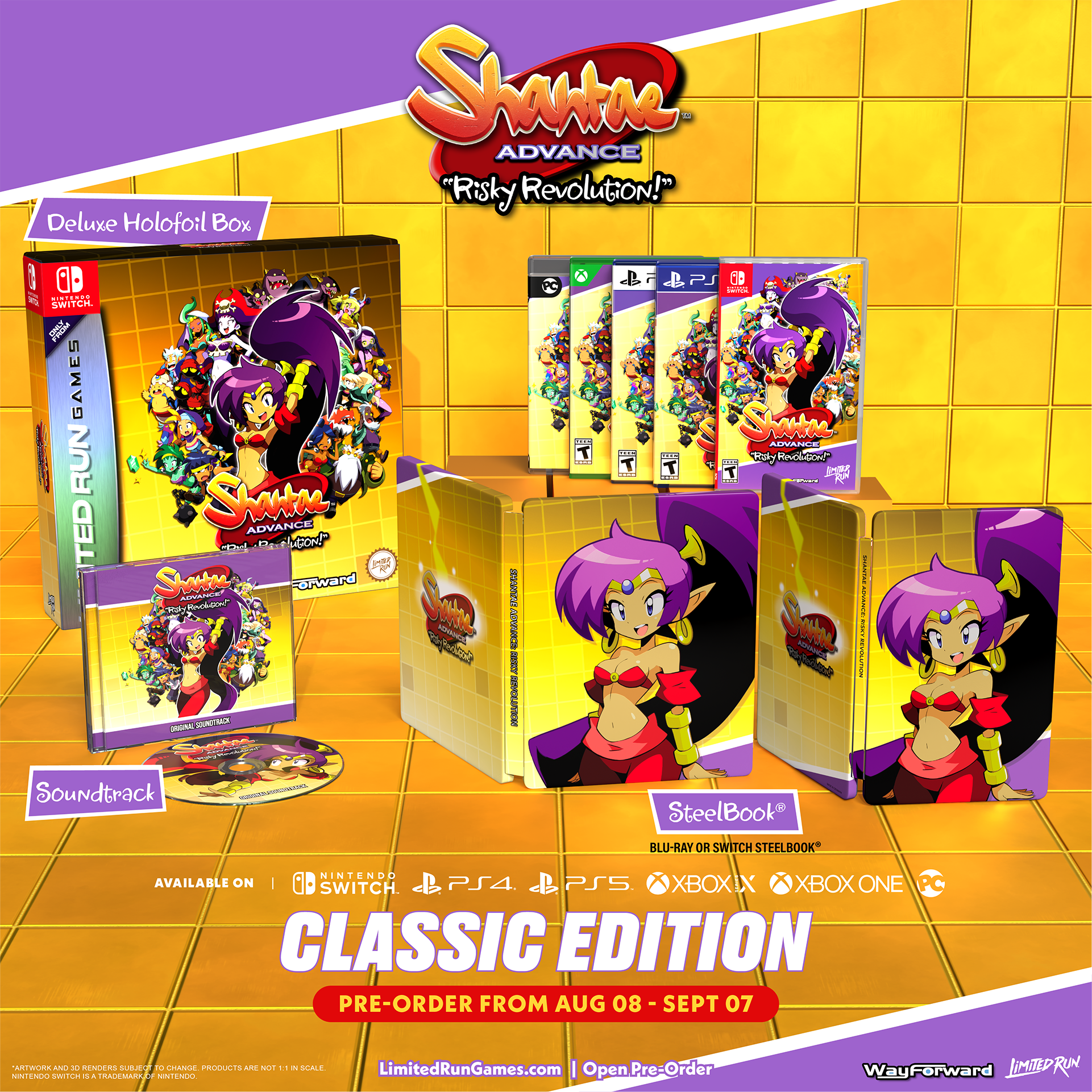 limited-run-shantae-advance-risky-revolution-switch-spiel-classic-edition image 2
