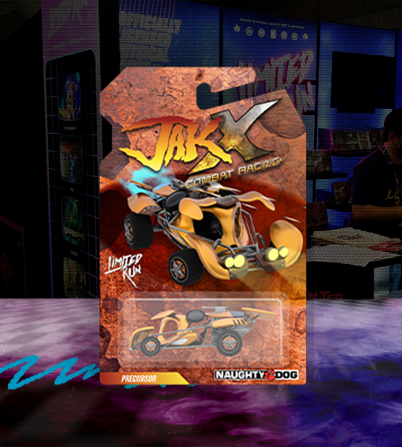 limited-run-games-jak-x-daxtermobile-die-cast-modellauto-precursor-sdcc image 2