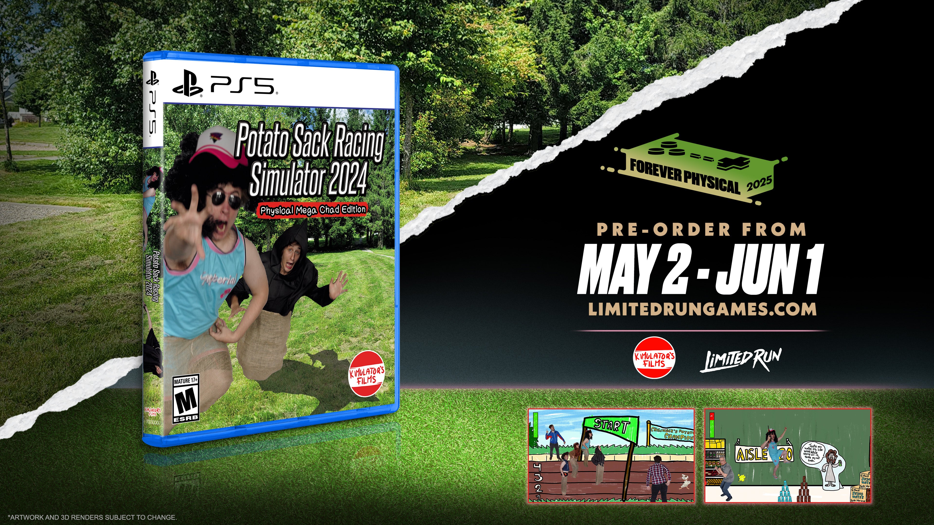 ps5-limited-run-potato-sack-racing-simulator-2024-mega-chad-ps5 image 2