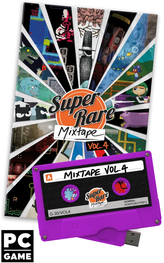 super-rare-games-mixtape-volume-4-usb-spielesammlung-30-spiele-box image 1