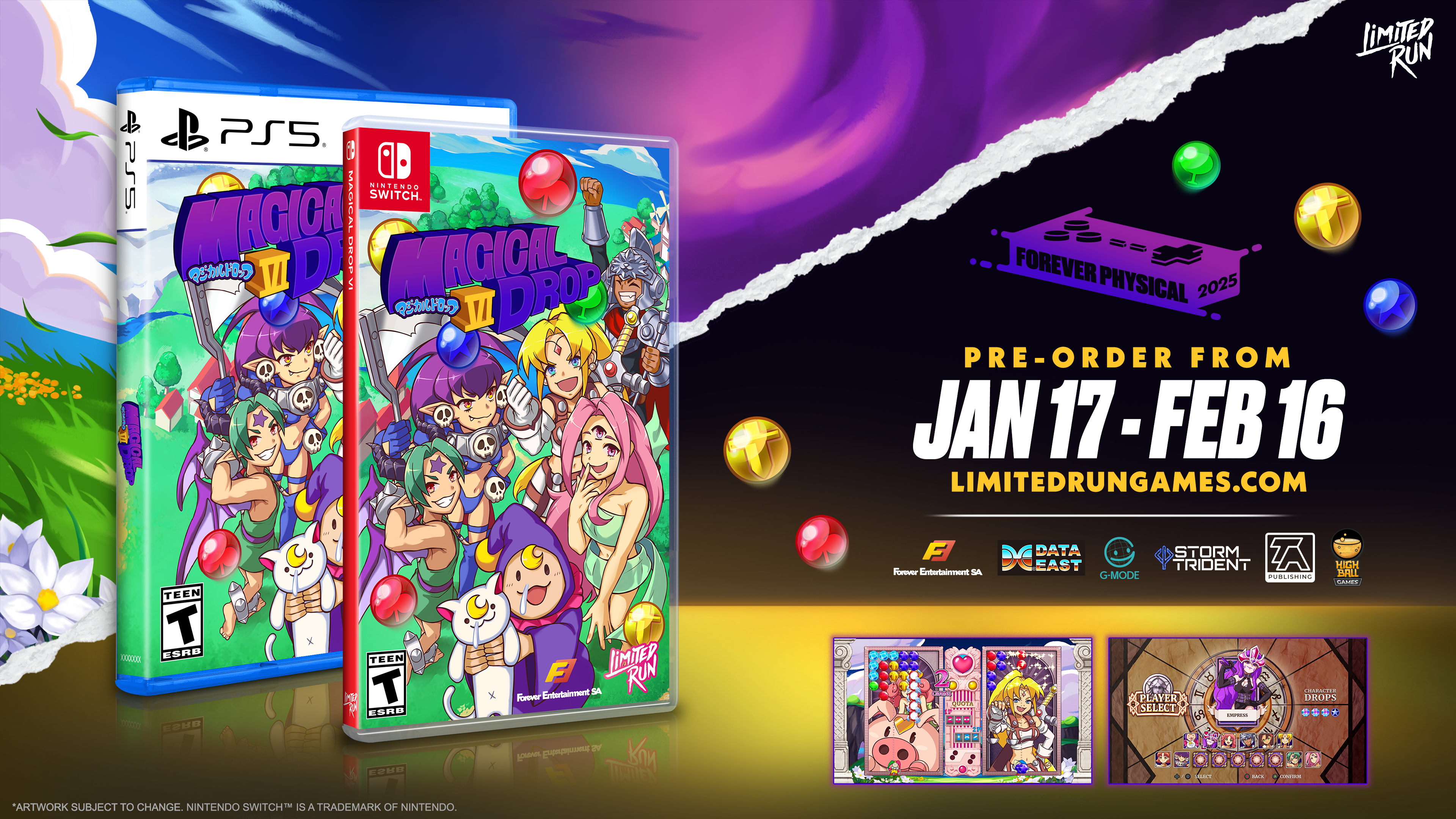 limited-run-magical-drop-vi-standard-switch-ps5-puzzle-spiel image 2