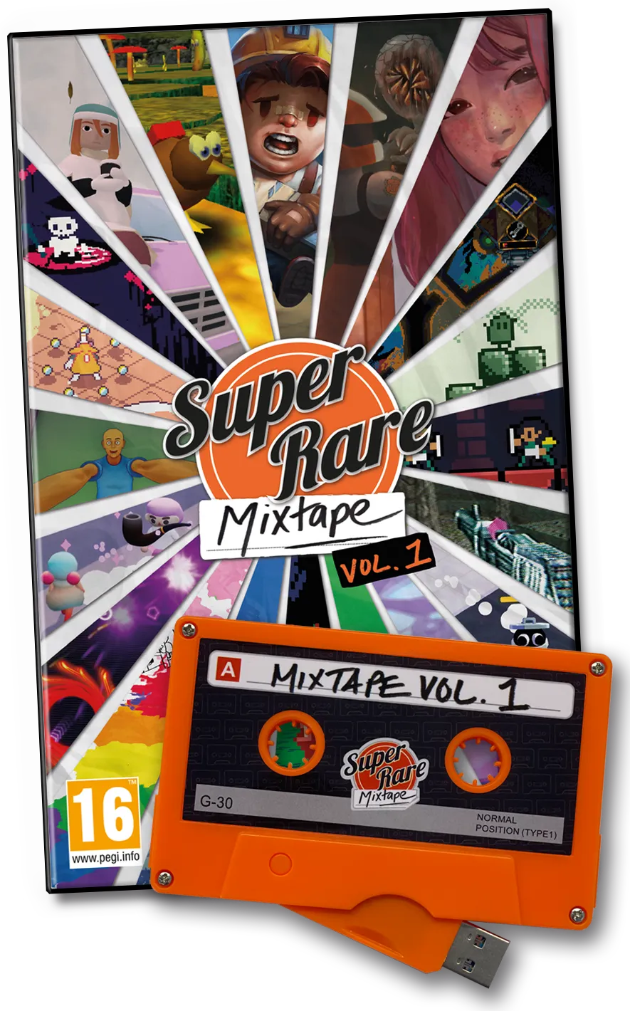 super-rare-mixtape-volume-1-pc-sammlung-usb-kassette-limitiert image 1
