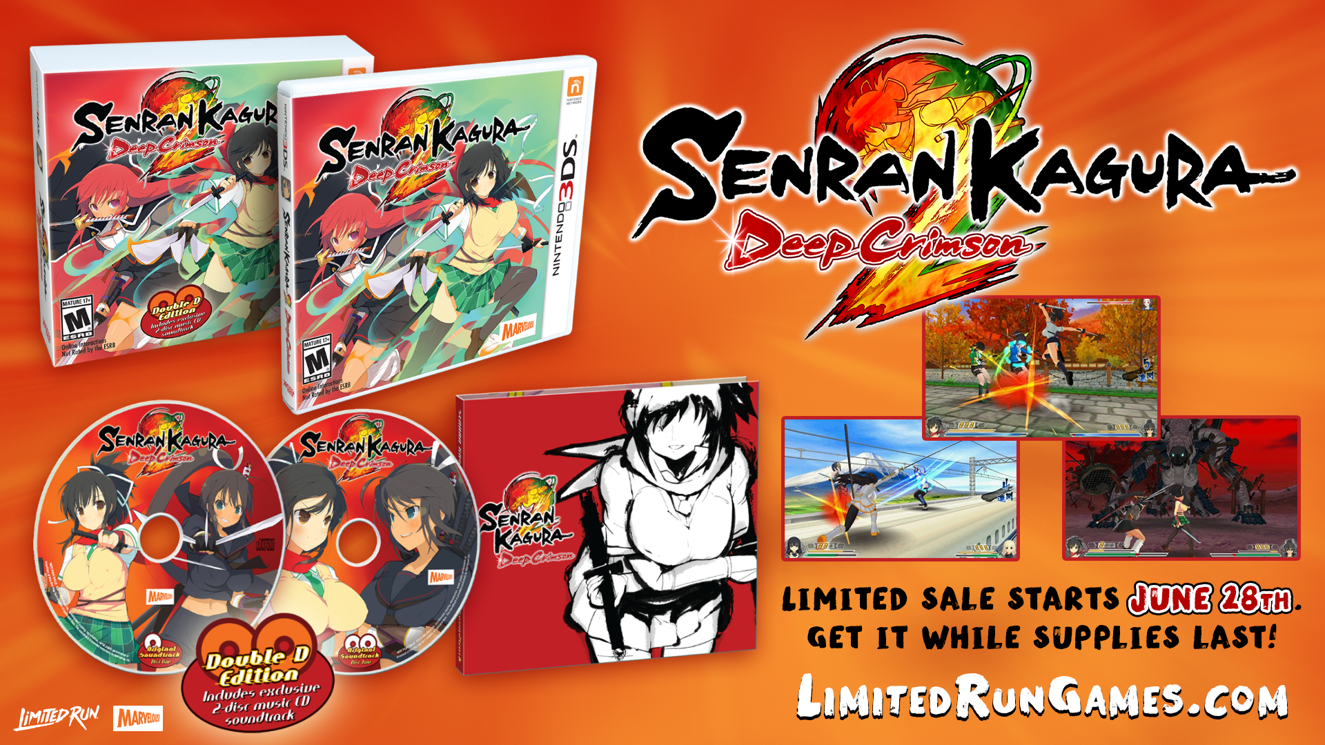 limited-run-senran-kagura-2-deep-crimson-3ds-spiel-cartridge image 3
