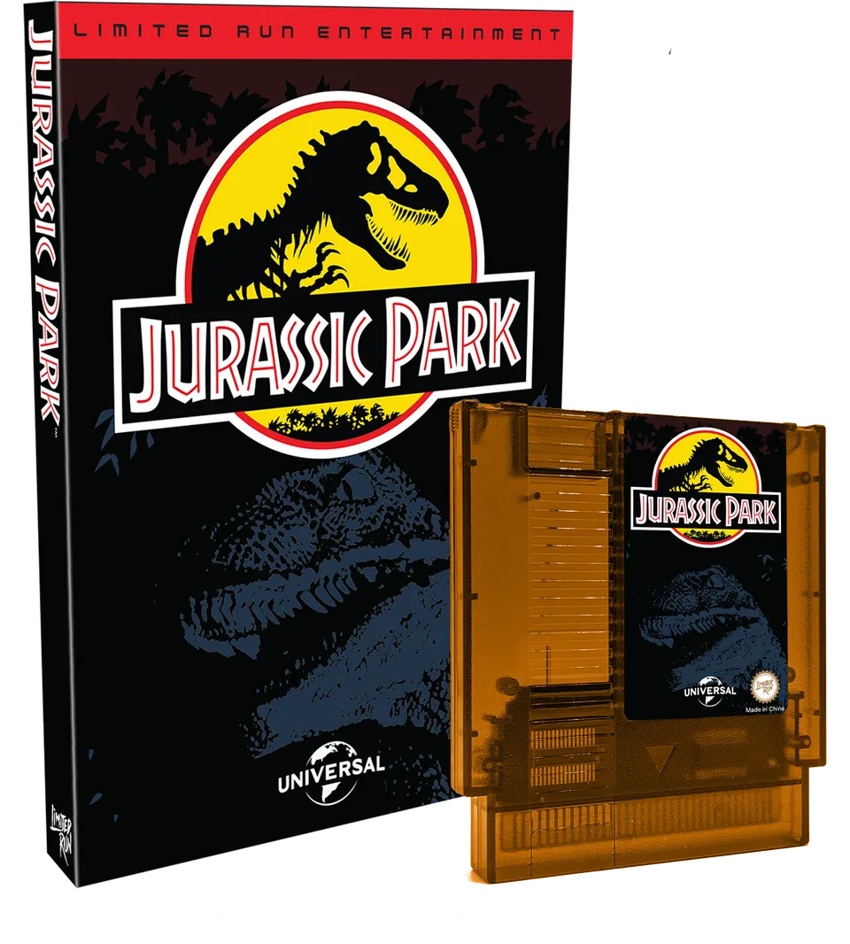 limited-run-jurassic-park-nes-spiel-modul-retro-action image 1
