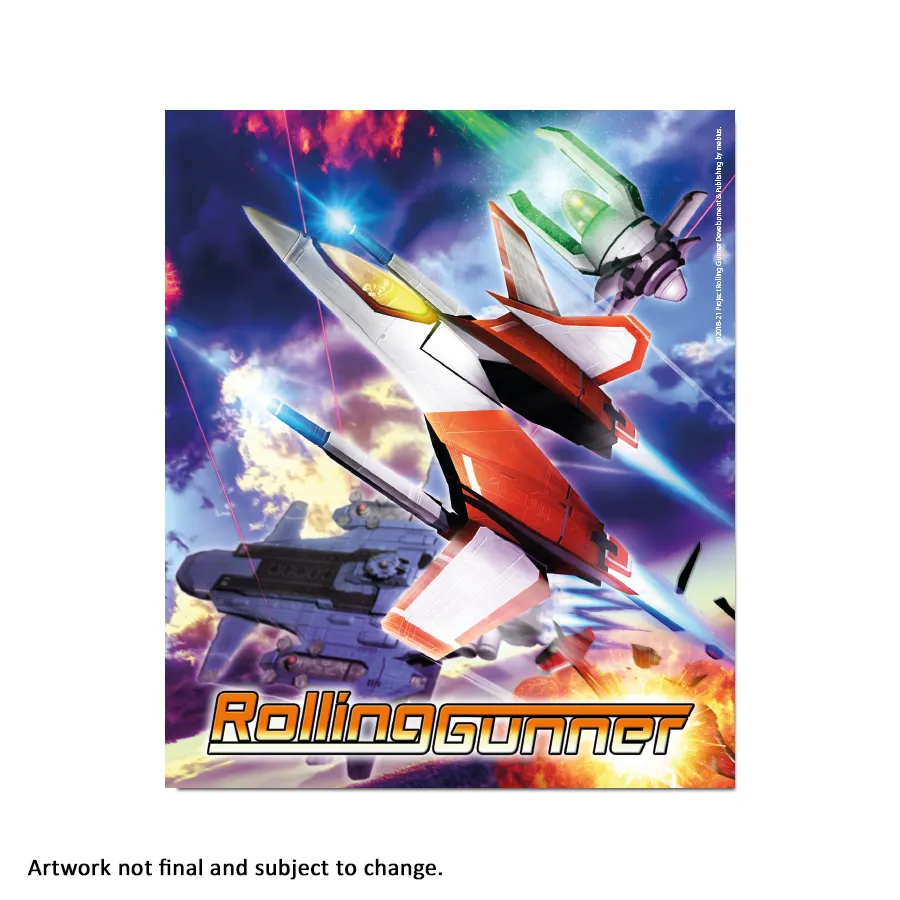 strictly-limited-rolling-gunner-art-card-aludruck-14x17-cm image 1
