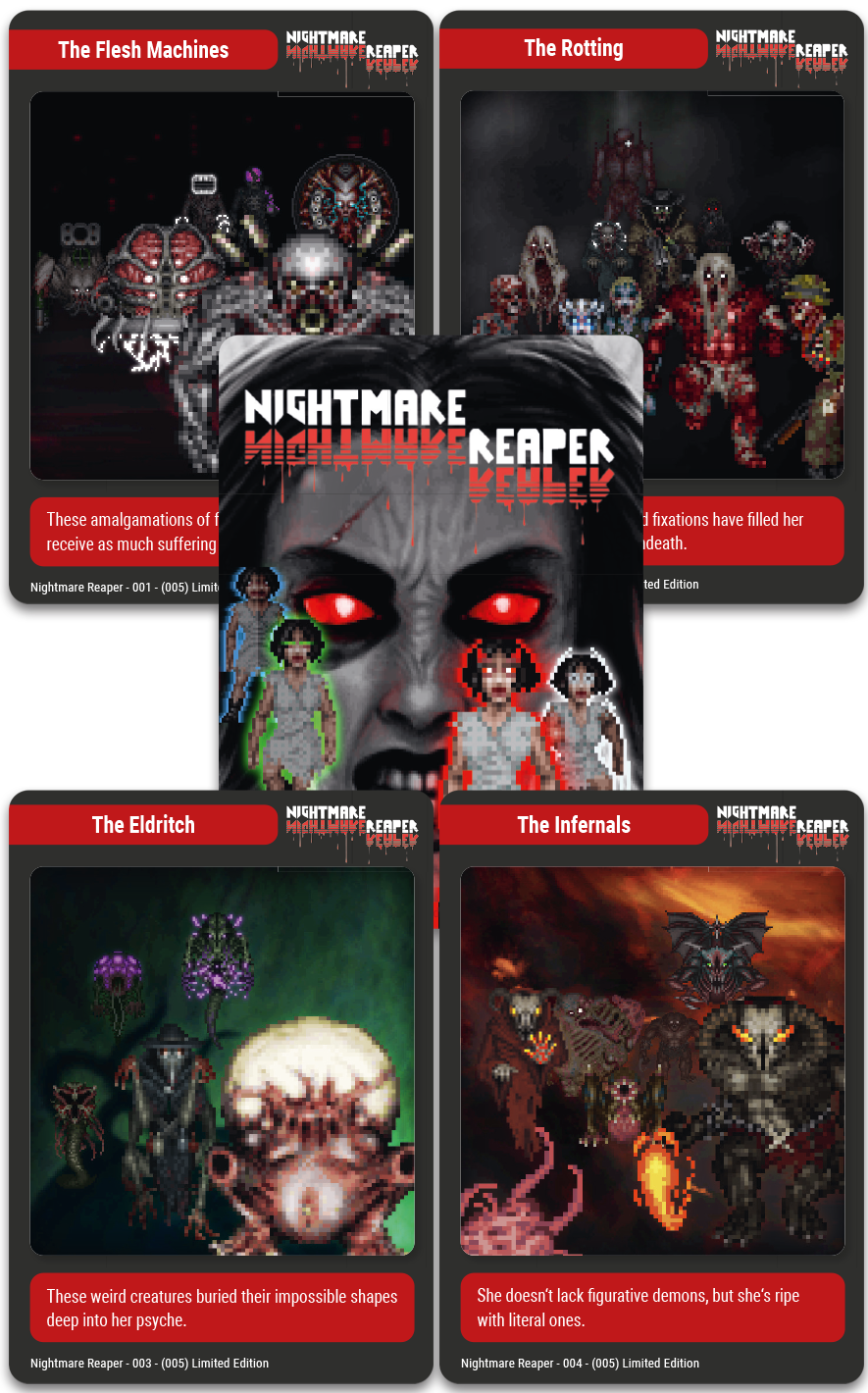 super-rare-games-tc-110-nightmare-reaper-trading-cards-booster image 1