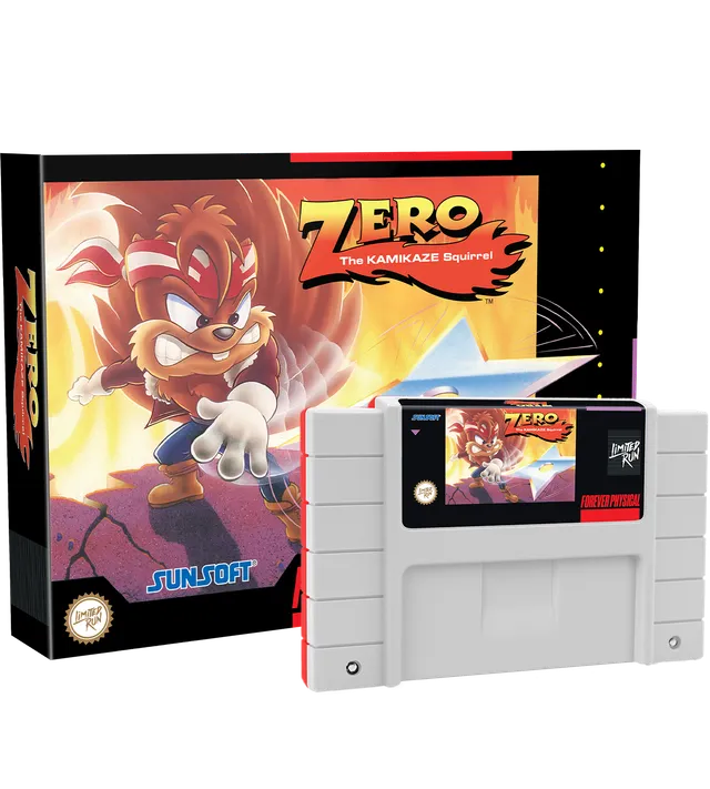 limited-run-games-zero-kamikaze-squirrel-snes-modul-standard image 1