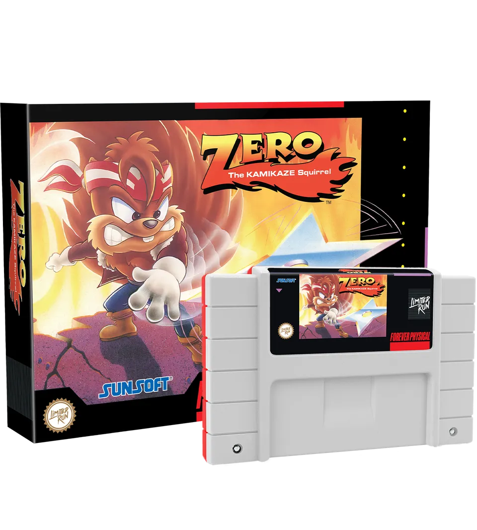 limited-run-games-zero-kamikaze-squirrel-snes-modul-standard image 1