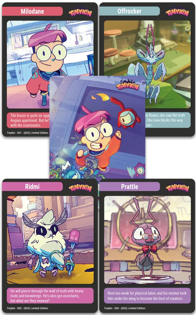 super-rare-games-tc-102-tinykin-sammelkarten-booster-3-karten image 1