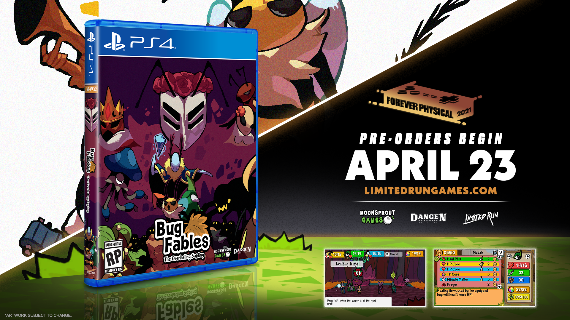 limited-run-400-bug-fables-everlasting-sapling-ps4-spiel-rpg image 2