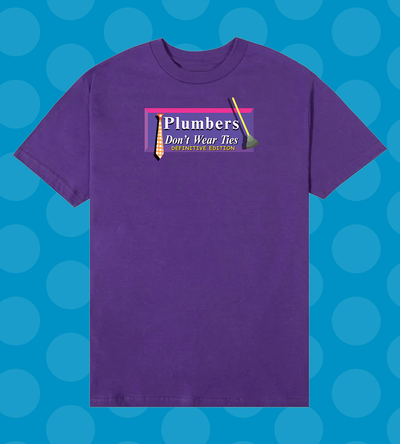 limited-run-plumbers-don-t-wear-ties-definitive-edition-t-shirt-l image 2