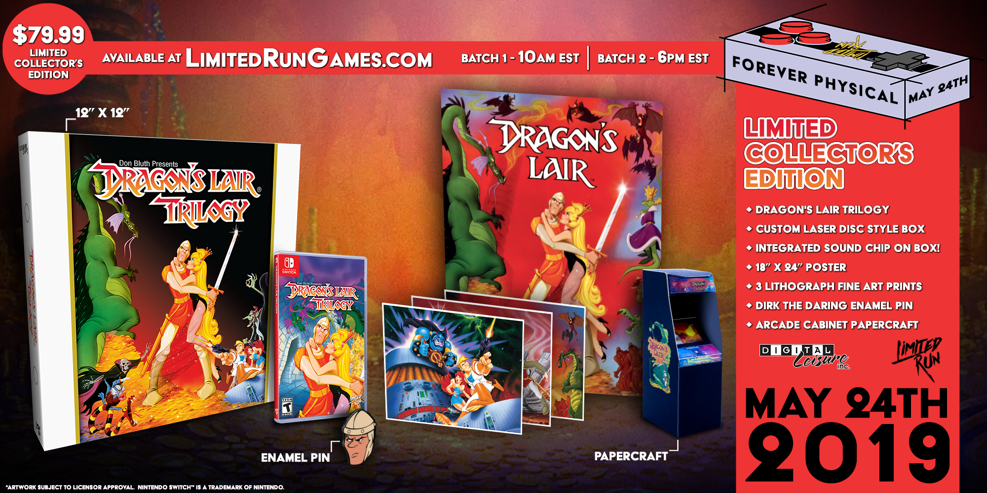 switch-limited-run-36-dragon-s-lair-trilogy-switch-spiel-classic-edition image 2