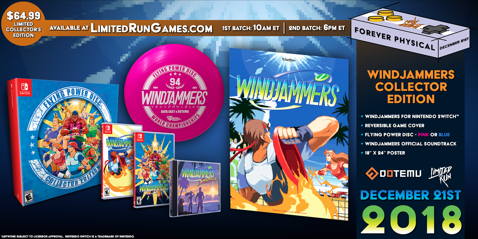 switch-limited-run-22-windjammers-switch-spiel-collectors-edition image 2