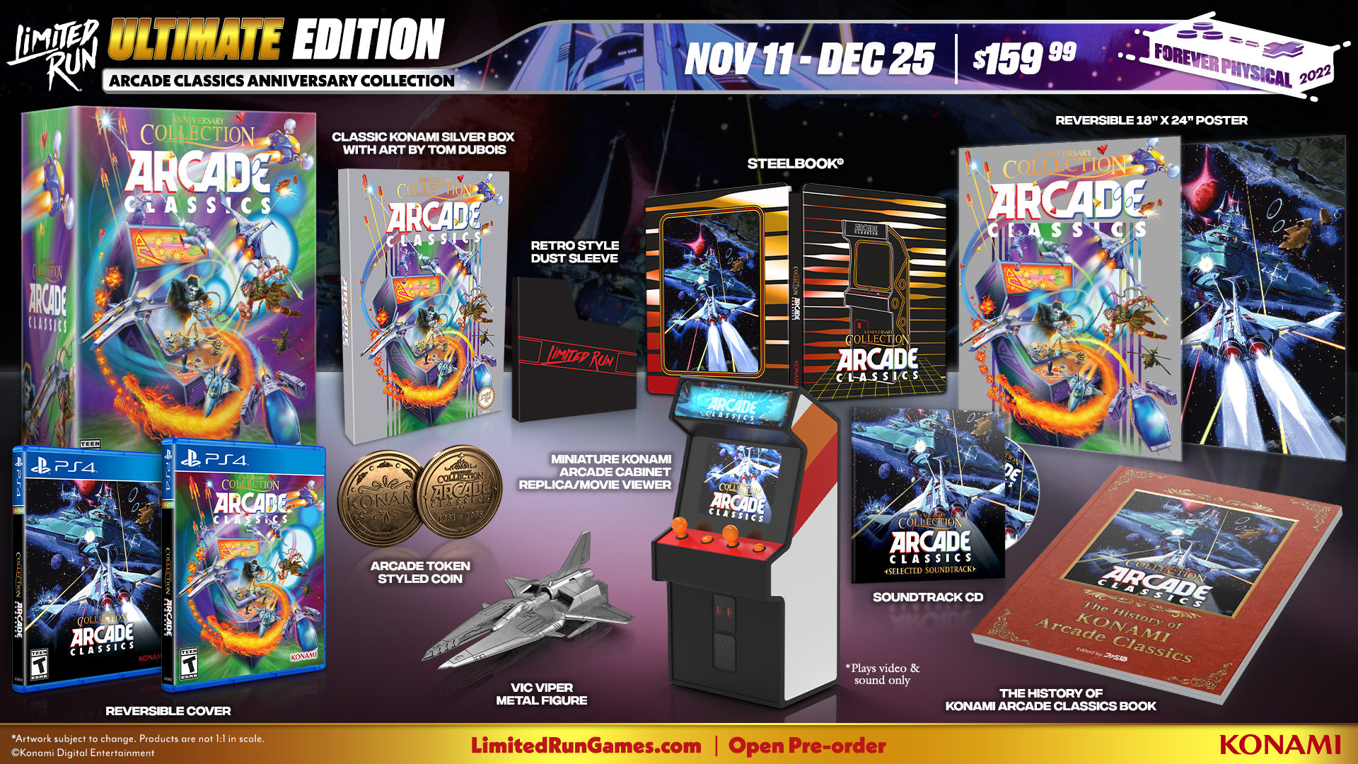 limited-run-487-konami-arcade-classics-anniversary-ultimate-ps4 image 3