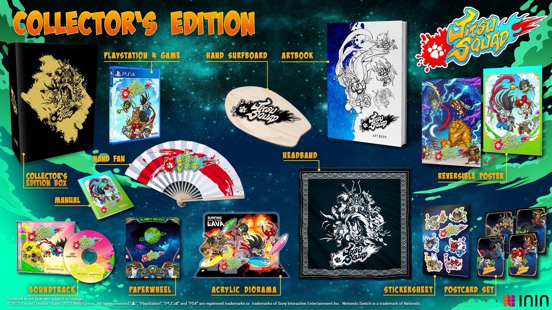strictly-limited-jitsu-squad-collector-s-edition-ps4-spiel-mit-artbook image 2