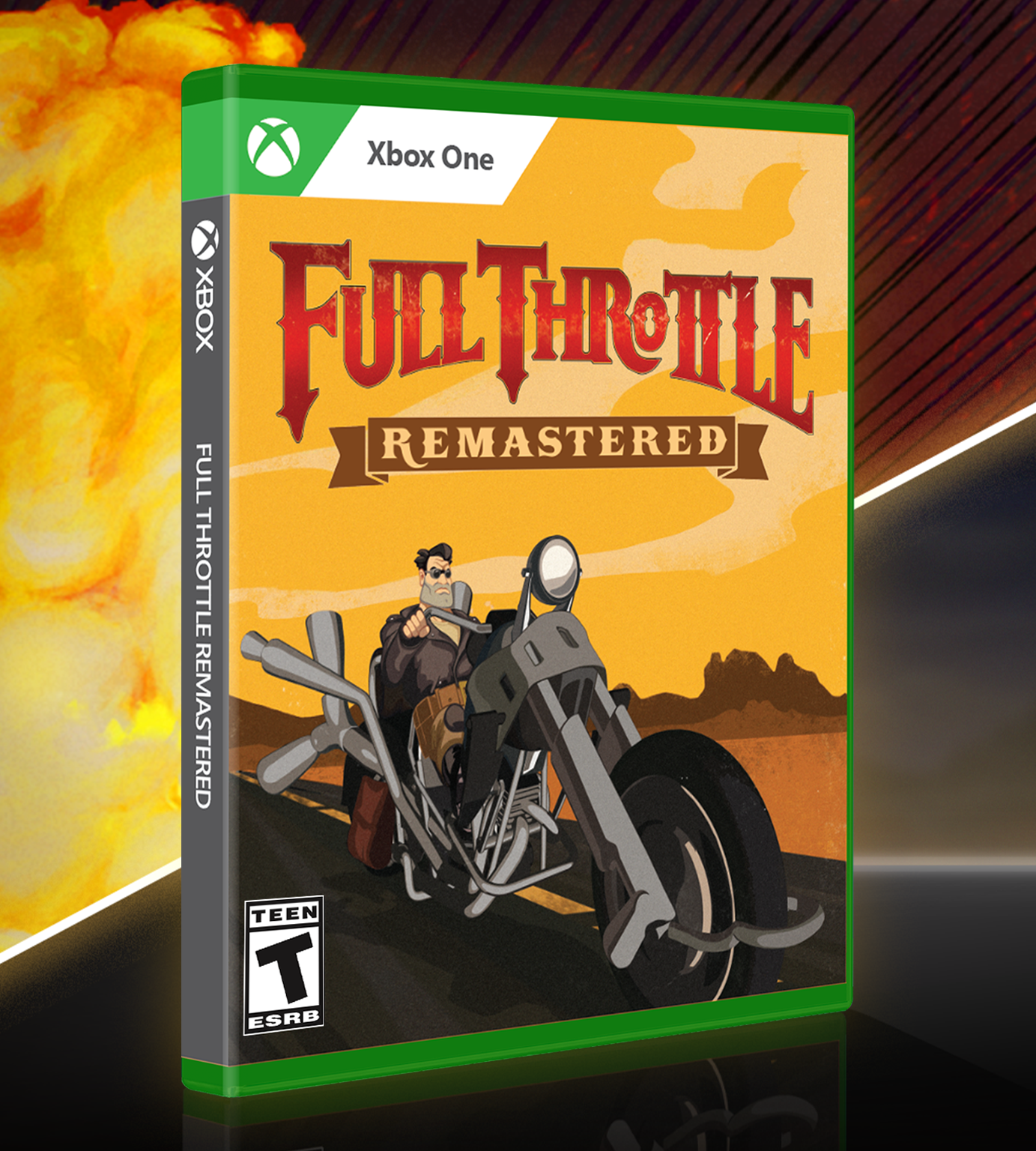 limited-run-4-full-throttle-xbox-spiel-disc-remastered image 2