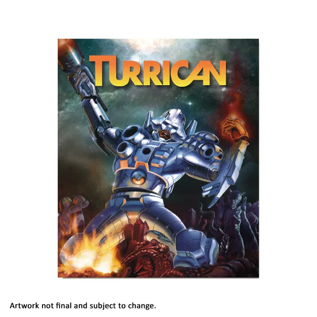 strictly-limited-turrican-anthology-art-card-alu-platte-14x17cm image 1