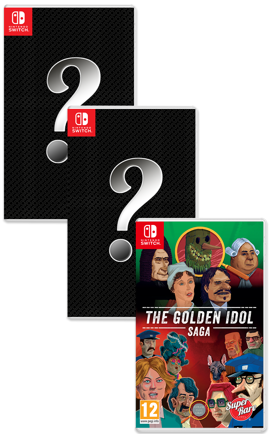 super-rare-games-pb-49-golden-idol-saga-switch-spiel-bundle-limitiert image 1