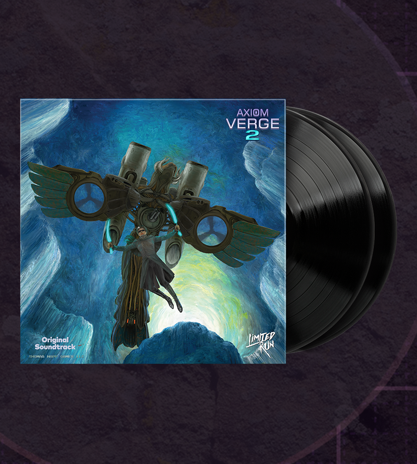 limited-run-games-axiom-verge-2-vinyl-soundtrack-2lp-schwarz image 2