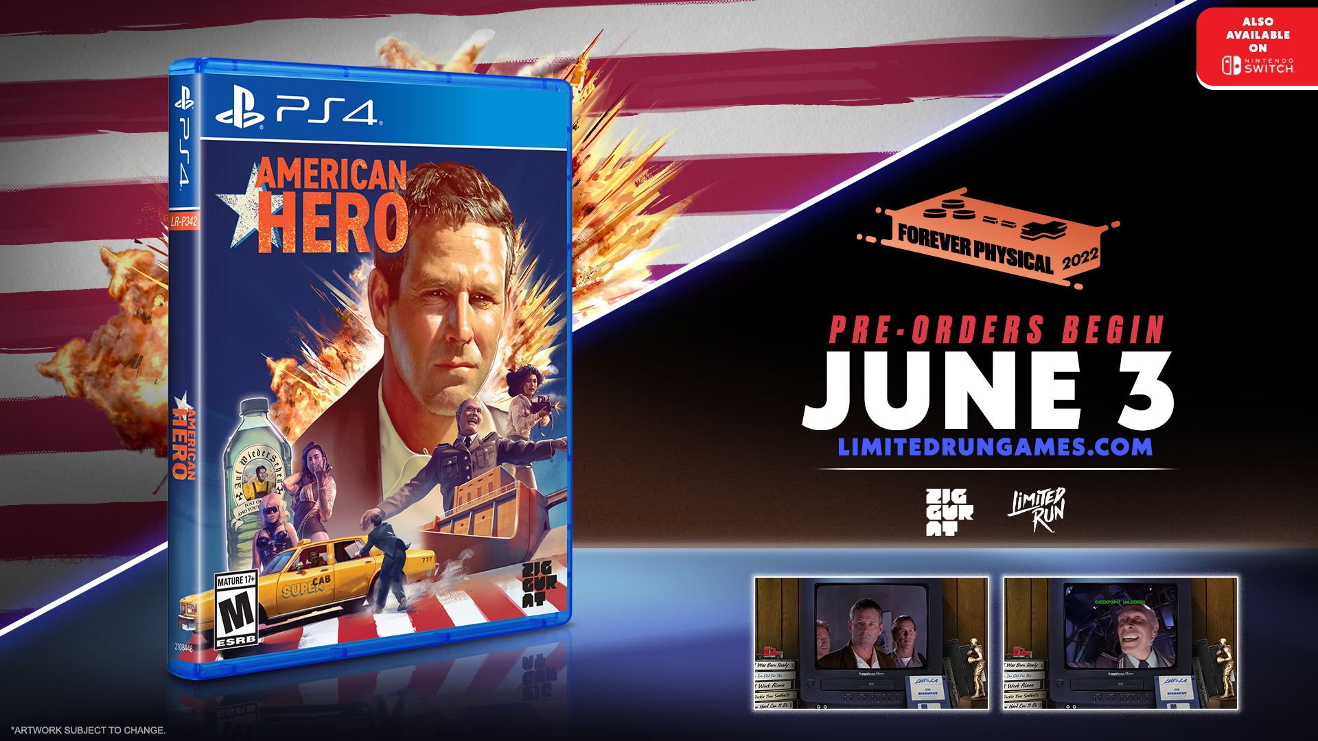 limited-run-465-american-hero-ps4-spiel-standard-edition image 3