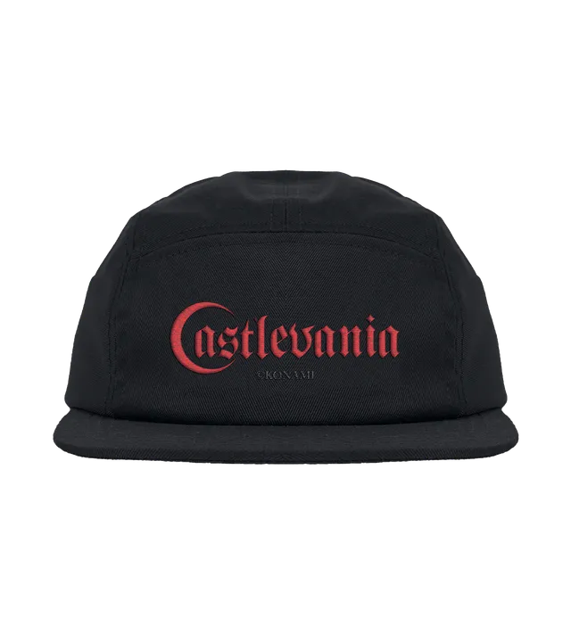 limited-run-castlevania-logo-cap-5-panel-kappe-schwarz image 1