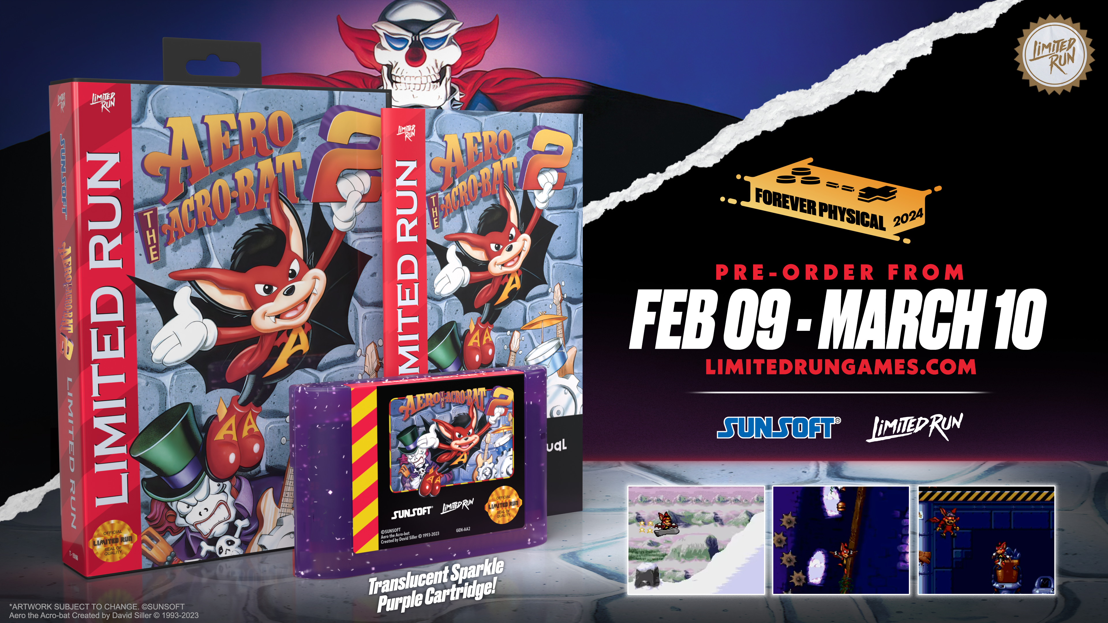 limited-run-aero-the-acro-bat-2-genesis-spiel-modul-standard image 2