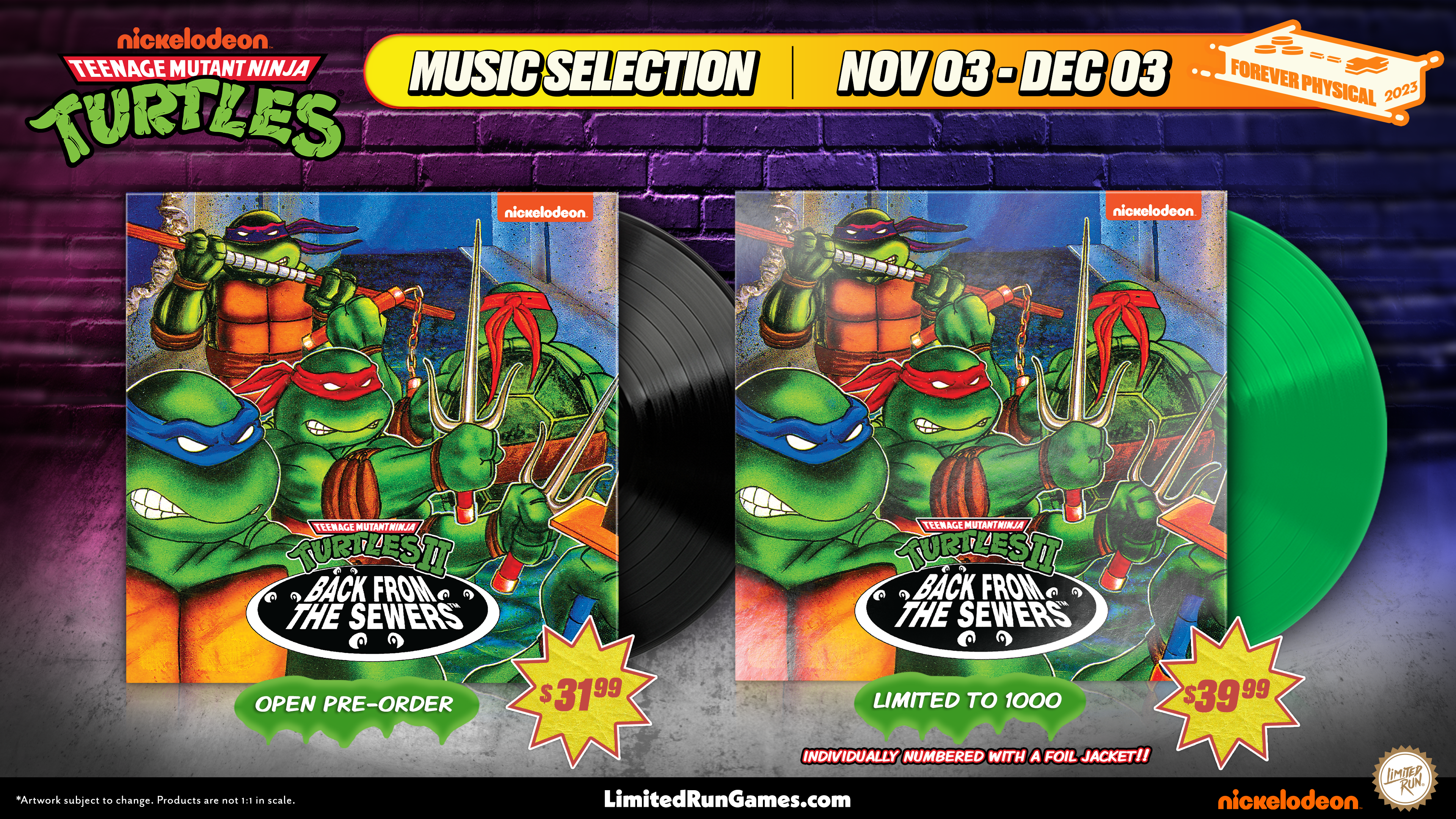 limited-run-tmnt-ii-back-from-sewers-vinyl-green-ooze image 4