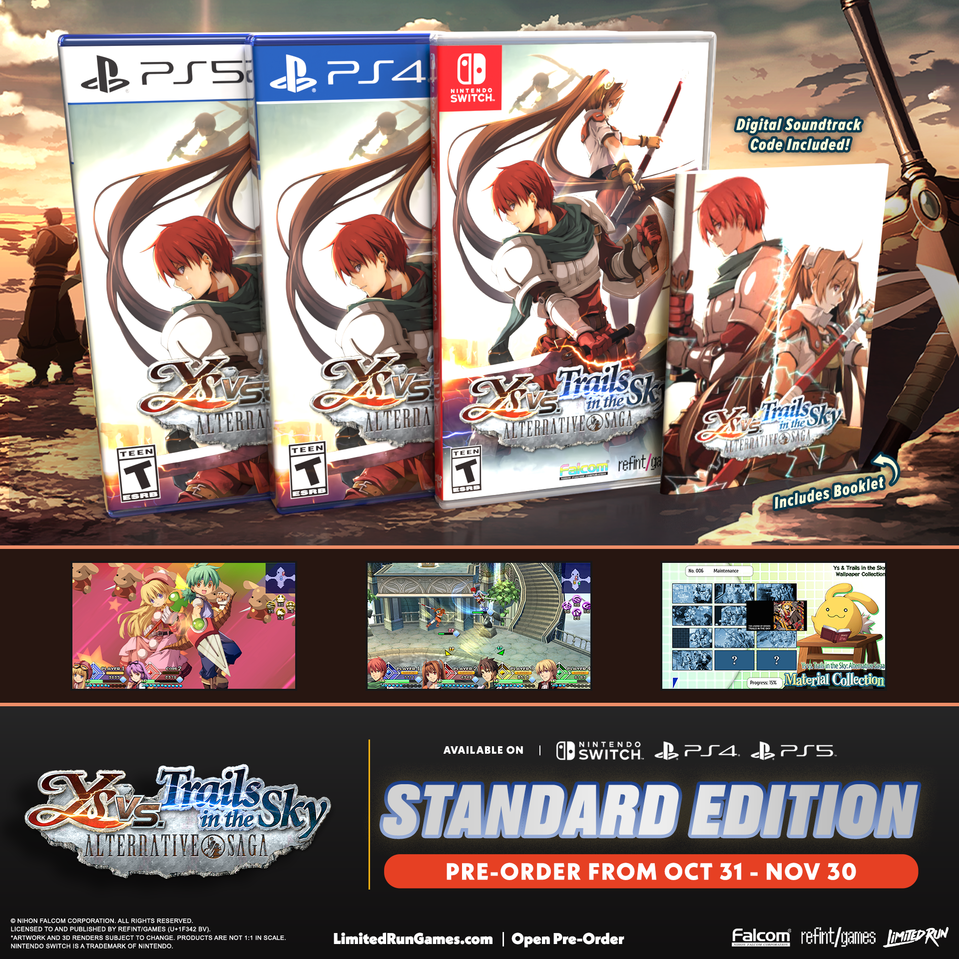 limited-run-ys-vs-trails-alternative-saga-switch-ps5-ps4-rpg image 2