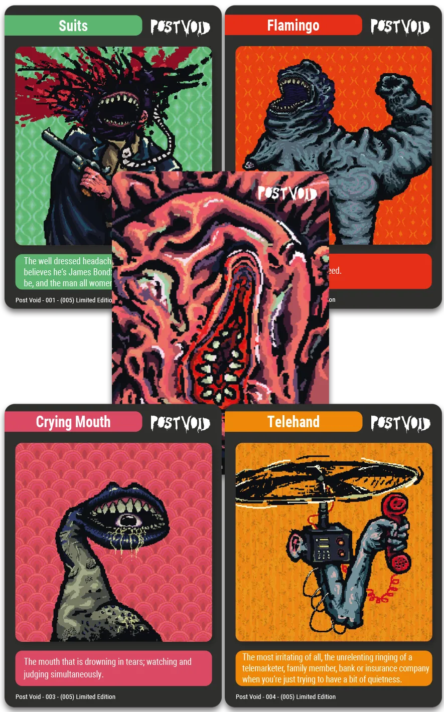 super-rare-tc-96-post-void-trading-cards-booster-3-karten image 1