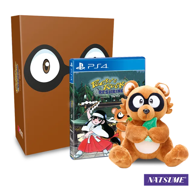 strictly-limited-pocky-rocky-reshrined-ps4-collector-s-edition-plushie image 1