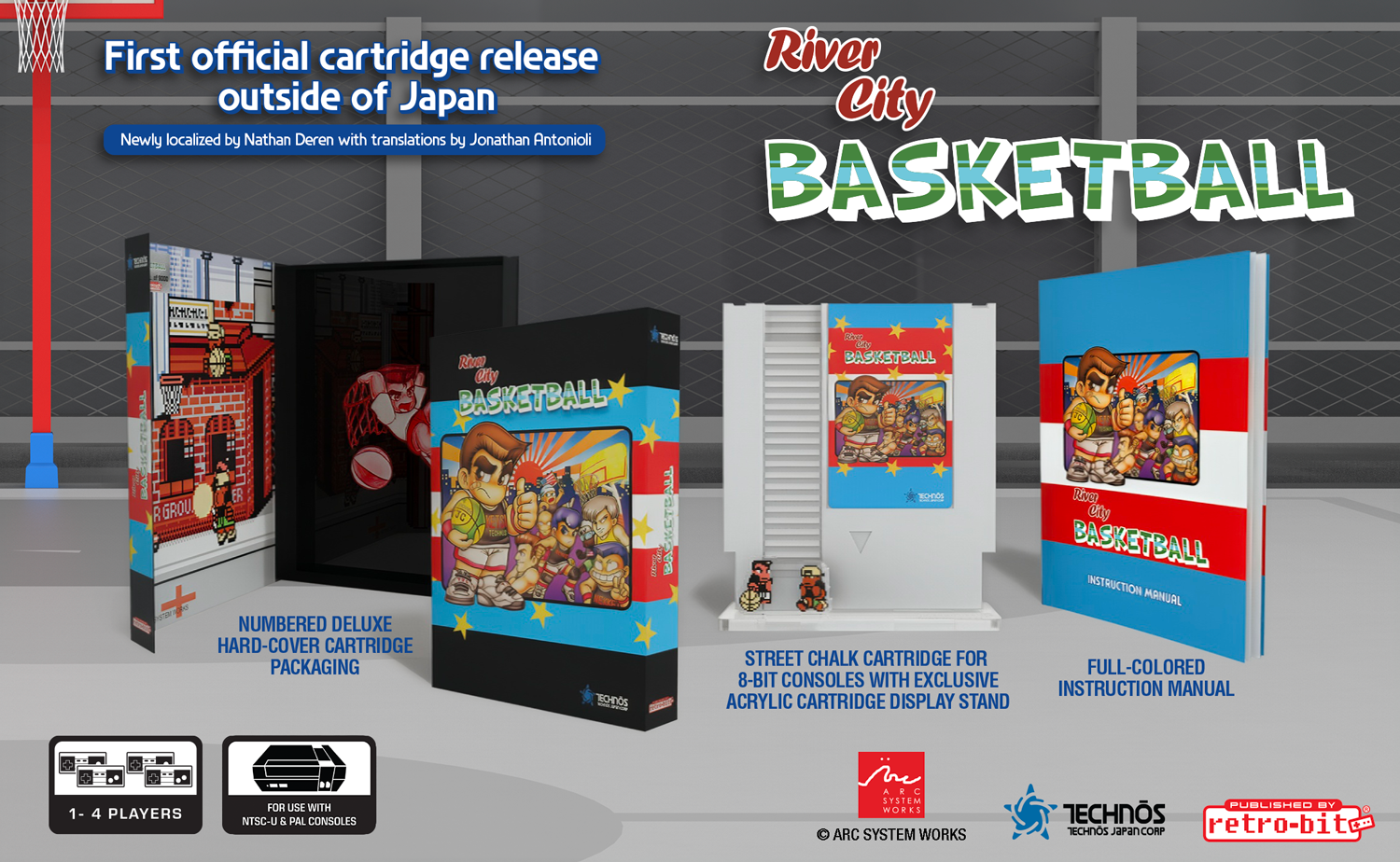 river-city-basketball-nes-spiel-modul-retro-sammler image 2