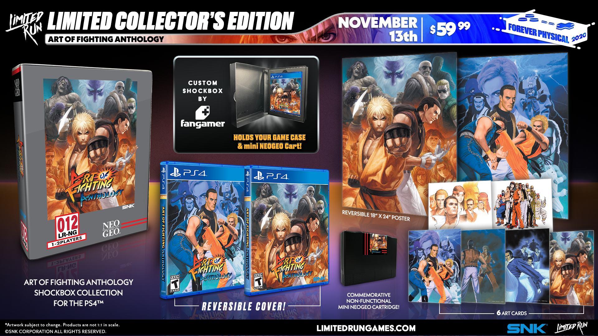 limited-run-375-art-of-fighting-anthology-ps4-spiel-collectors-edition image 2