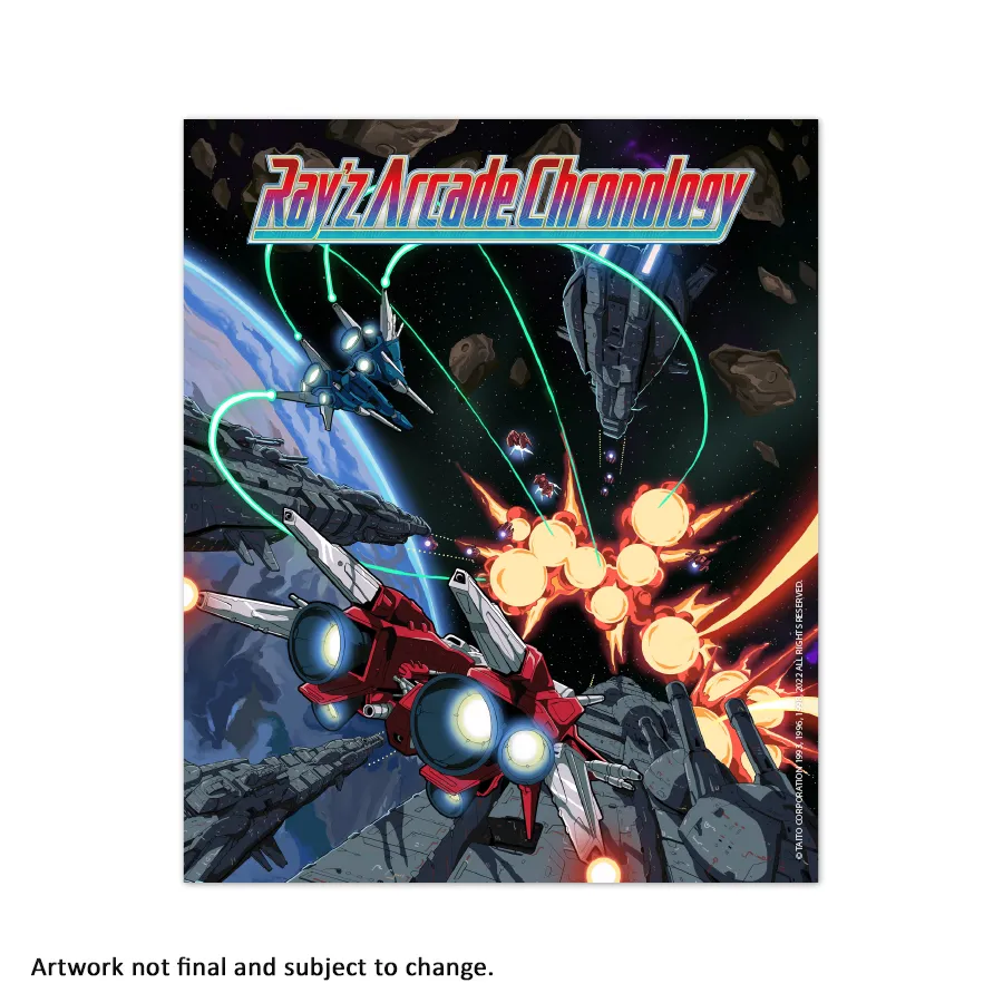 strictly-limited-ray-z-arcade-chronology-art-card-alu-14x17 image 1