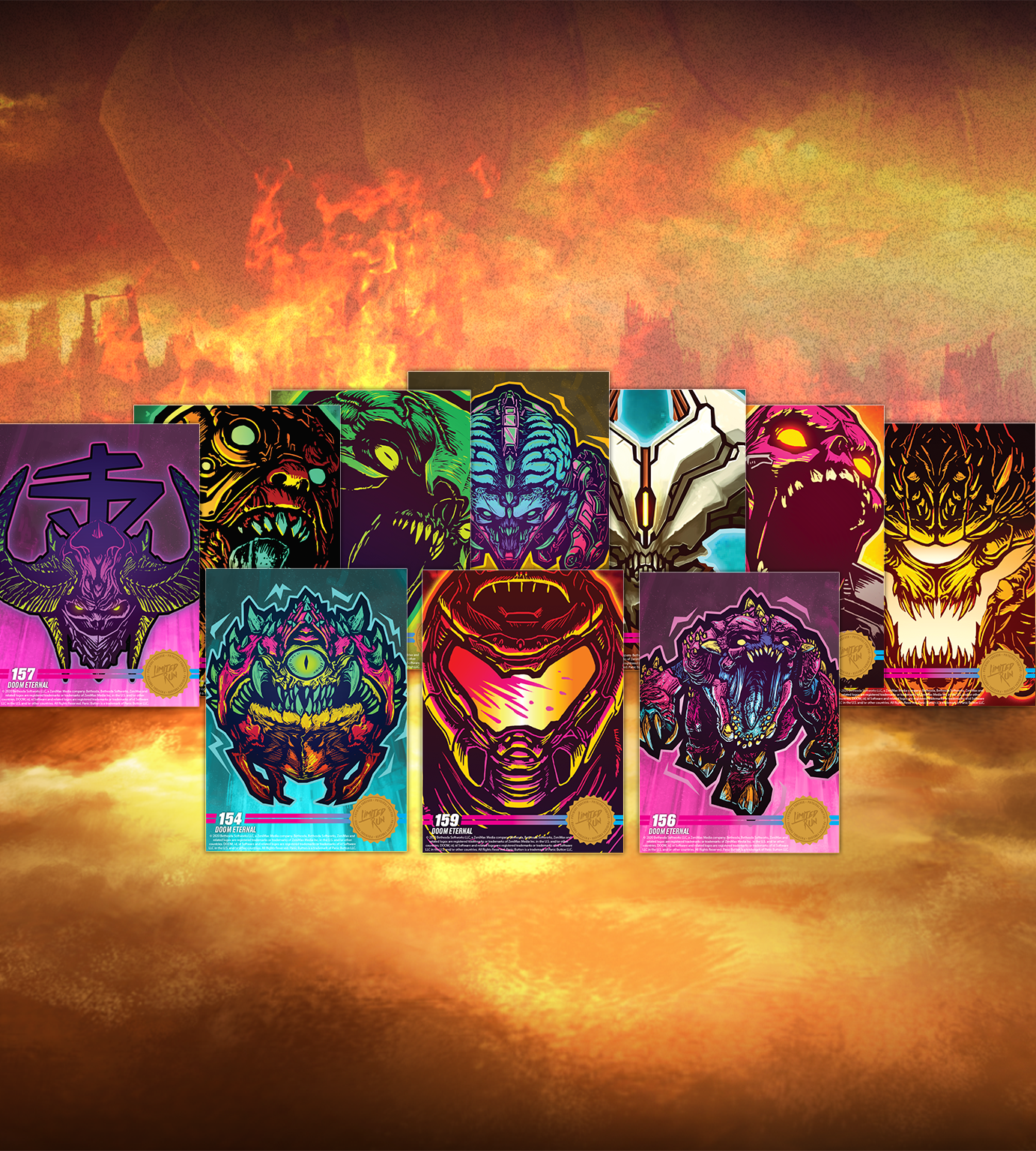 doom-eternal-trading-card-set-sammelkarten-serie-3-10-stk image 2