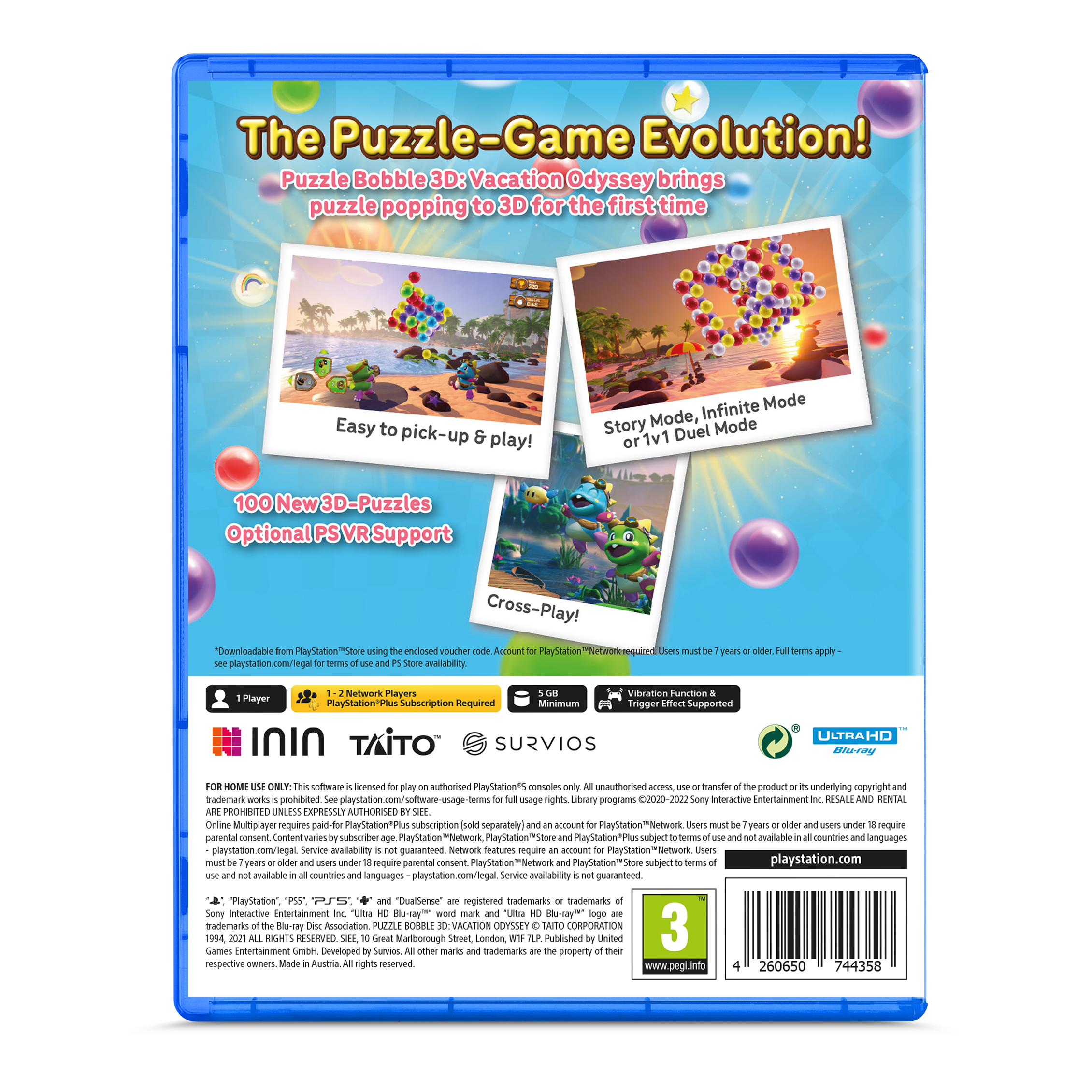 inin-games-puzzle-bobble-3d-vacation-odyssey-ps5-spiel-standard image 2