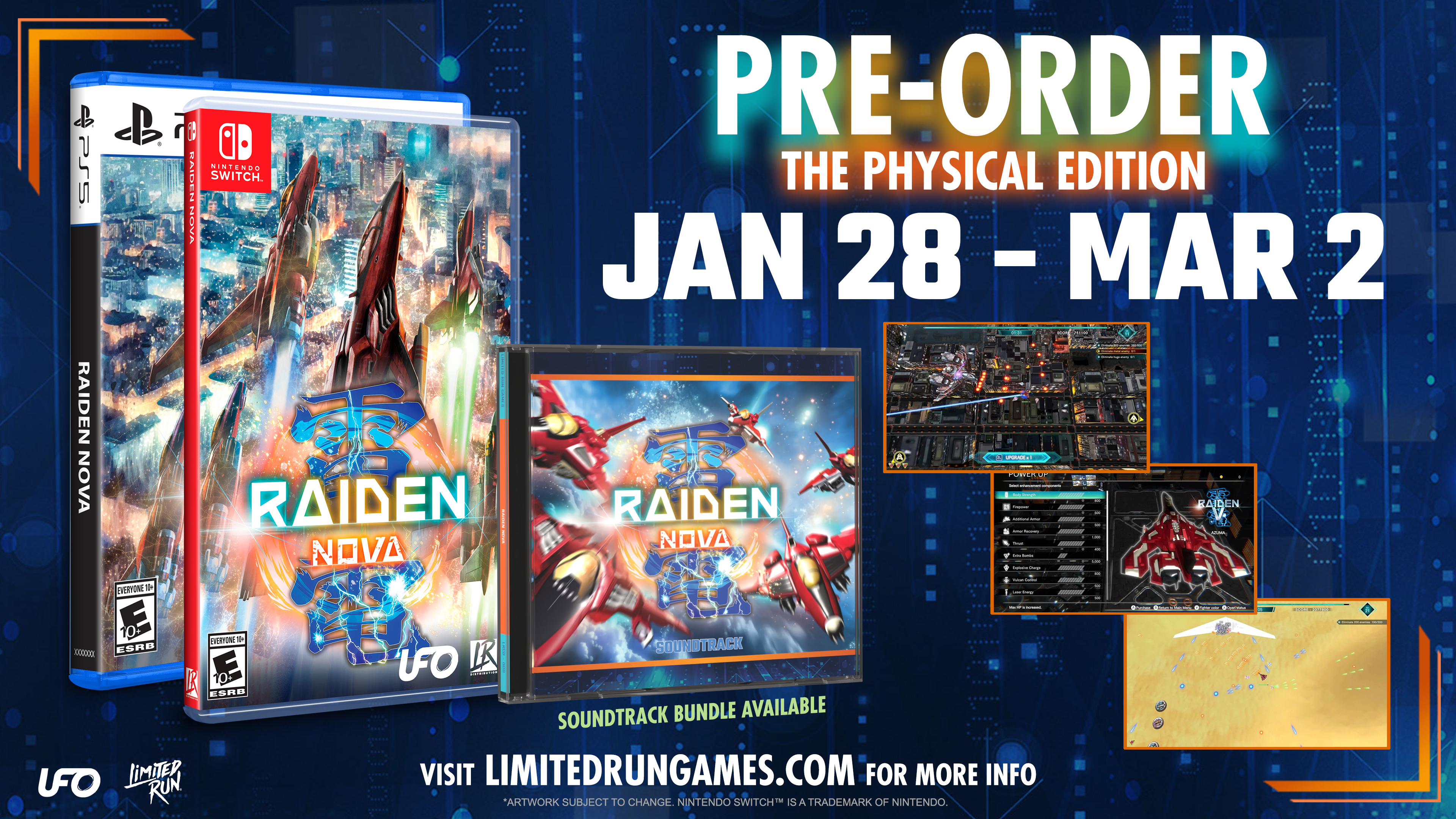 limited-run-raiden-nova-soundtrack-bundle-ps5-spiel-mit-cd image 2