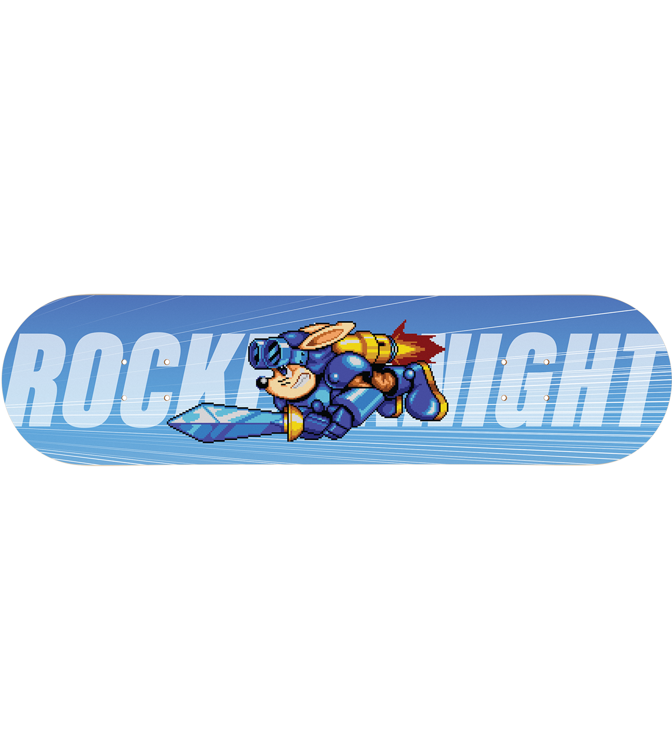 limited-run-rocket-knight-sparkster-skate-deck-skateboard image 3