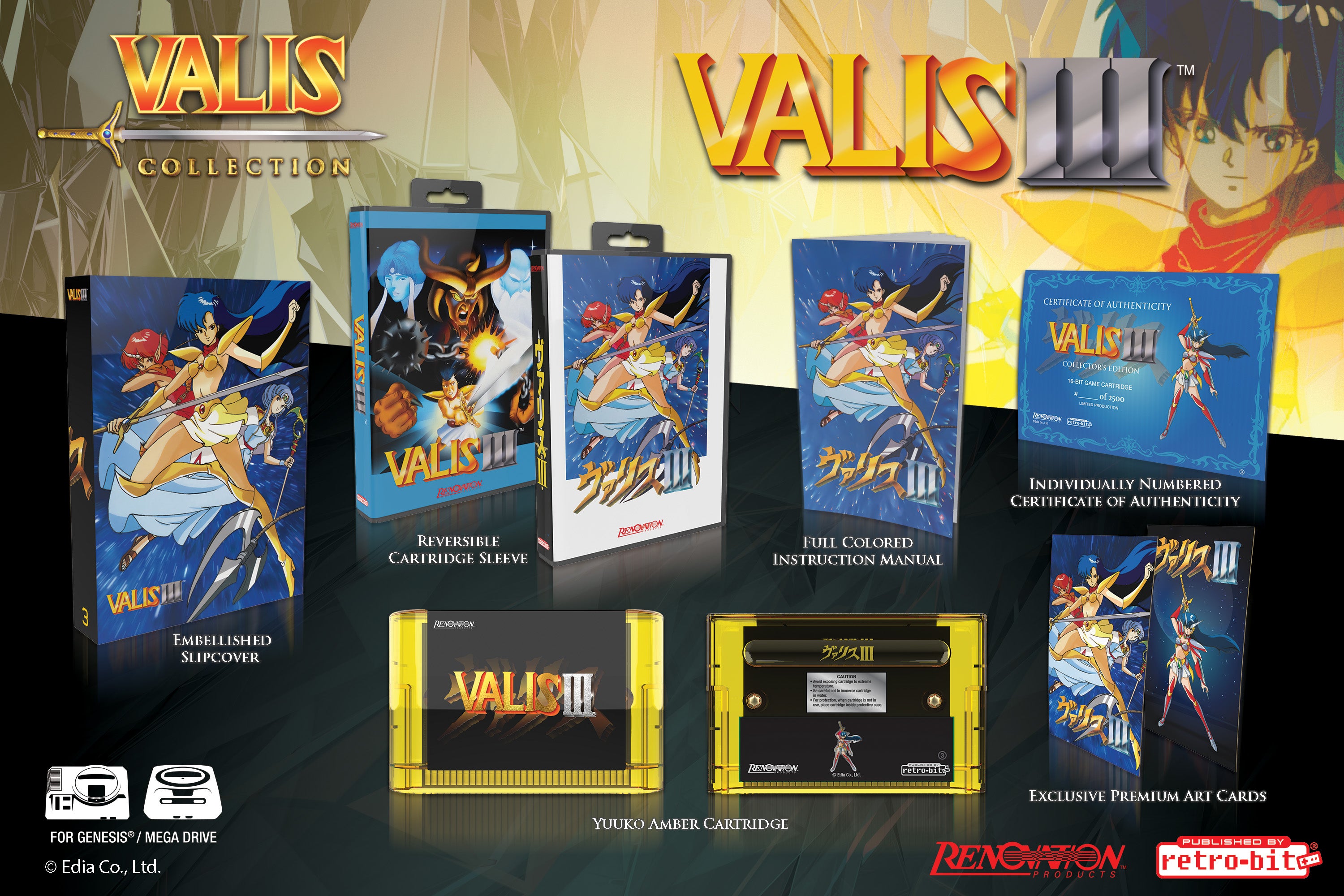 limited-run-valis-iii-genesis-collectors-edition-retro image 2