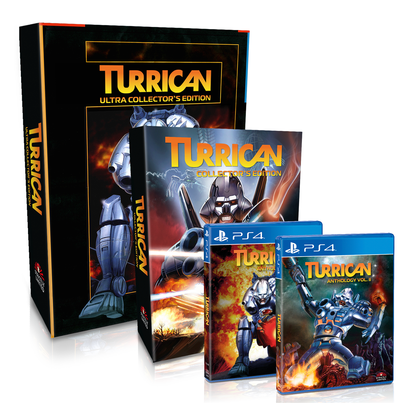 strictly-limited-turrican-anthology-ps4-ultra-collector-s-run-gun image 1