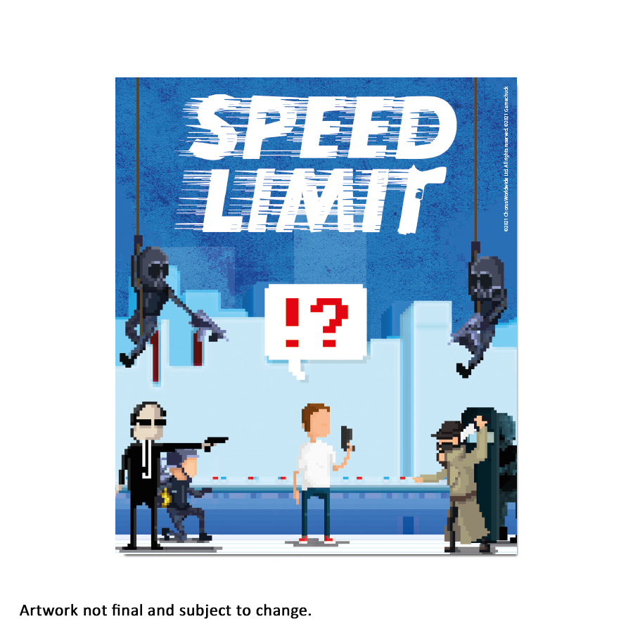 strictly-limited-games-art-card-speed-limit-alu-druck-14x17cm image 1