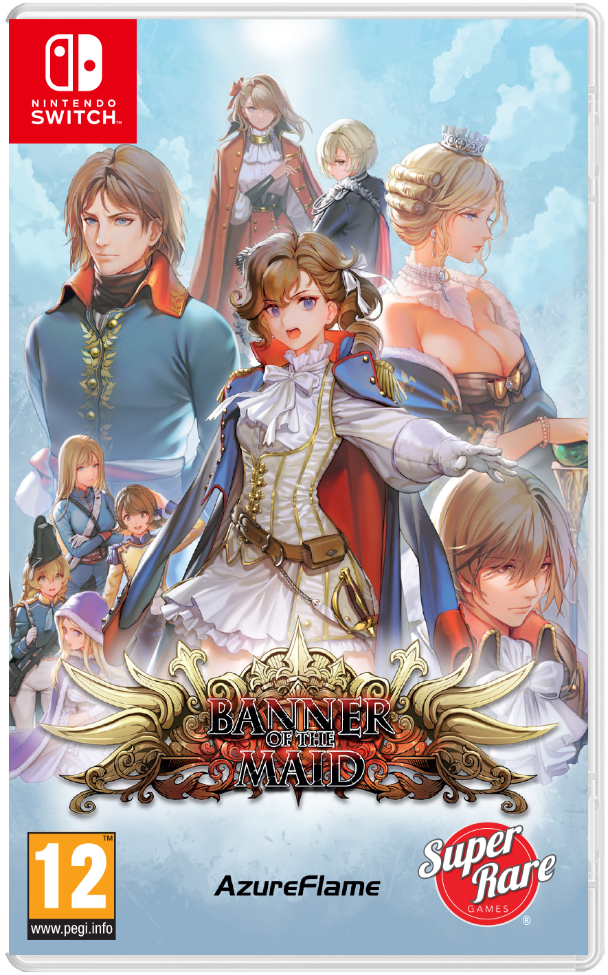 super-rare-srg-142-banner-of-the-maid-switch-spiel-strategie-rpg image 1